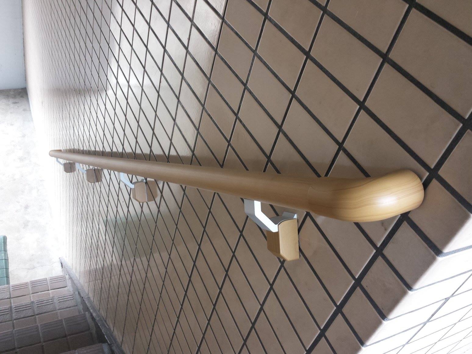 OY34M Y60M型 YKM01 ﾐﾃﾞｨｱﾑｳｯﾄﾞ ﾊﾝﾄﾞﾚｰﾙ(丸型)34㍉ ノンスリップ